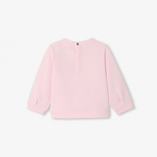 Baby girl fleece sweater