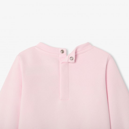 Baby girl fleece sweater