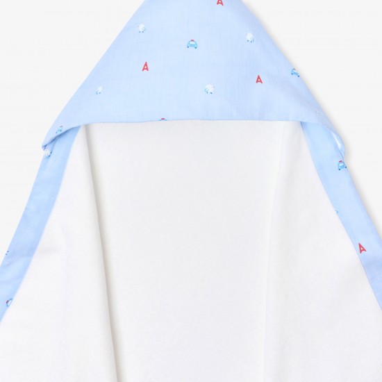 French terry bath towel