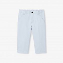 Baby boy twill trousers