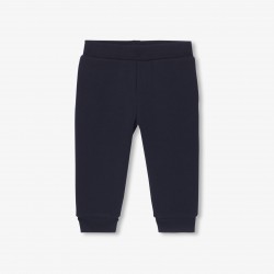 Baby sweatpants in quilted knit