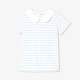 Girl striped polo shirt