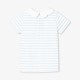 Girl striped polo shirt