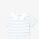 Girl striped polo shirt