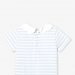 Girl striped polo shirt