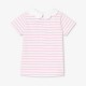 Girl striped polo shirt