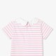 Girl striped polo shirt