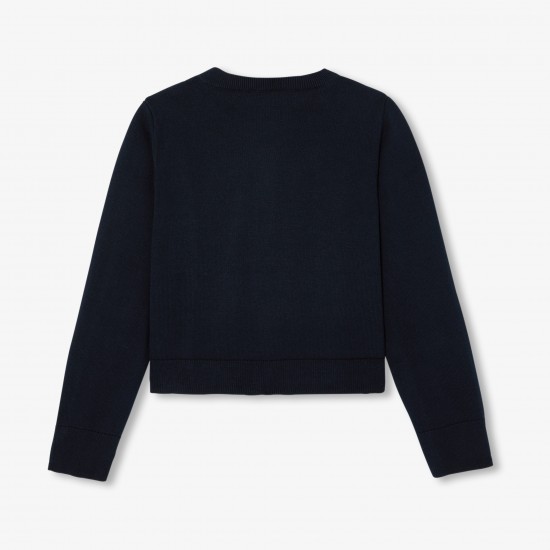 Girl jersey cardigan