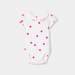 Baby girl short-sleeved  bodysuit