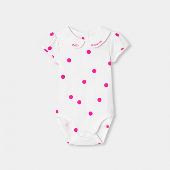 Baby girl short-sleeved  bodysuit