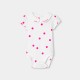 Baby girl short-sleeved  bodysuit