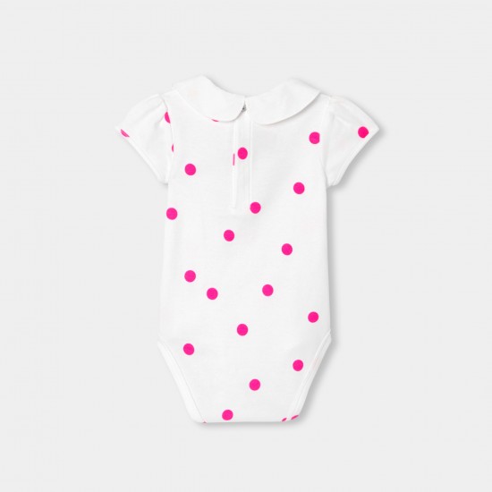 Baby girl short-sleeved  bodysuit