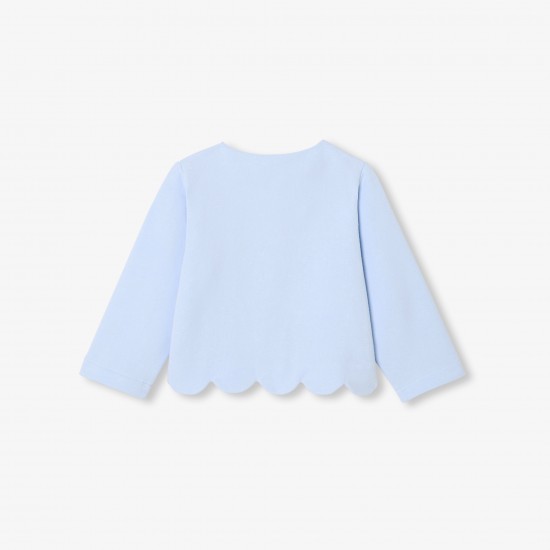 Baby girl fleece cardigan