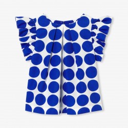 Girl blouse in poplin