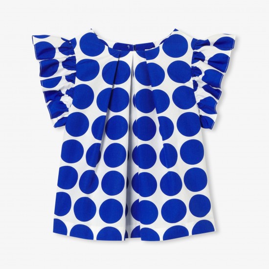 Girl blouse in poplin