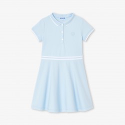 Girl dress in cotton piqué