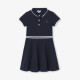 Girl dress in cotton piqué