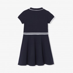 Girl dress in cotton piqué
