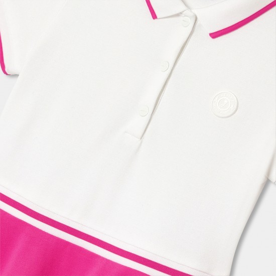 Girl dress in cotton piqué
