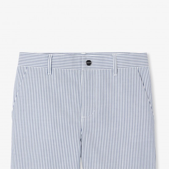 Boy's striped Bermuda shorts