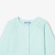 Baby girl cardigan in garter stitch