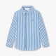 Children's shirt in striped poplin