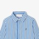 Children's shirt in striped poplin
