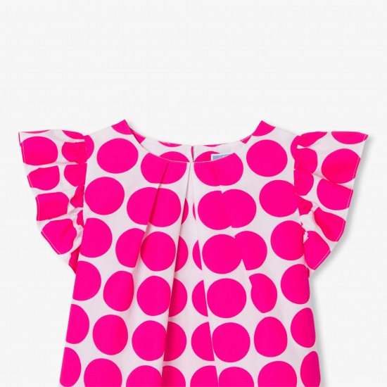 Girl blouse in poplin