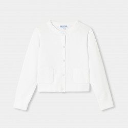 Girl jersey cardigan