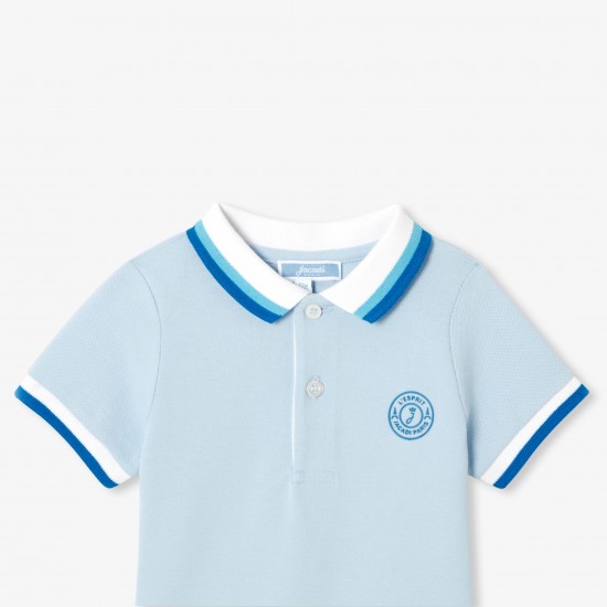 Baby boy short-sleeved polo shirt
