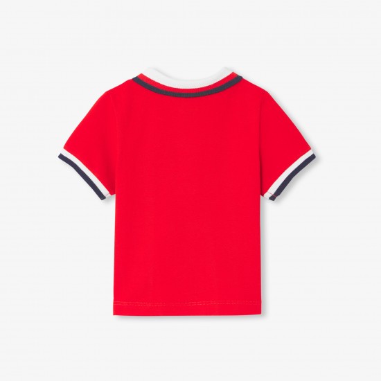 Baby boy short-sleeved polo shirt