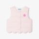 Baby girl sleeveless padded jacket