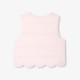 Baby girl sleeveless padded jacket