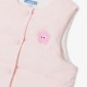 Baby girl sleeveless padded jacket