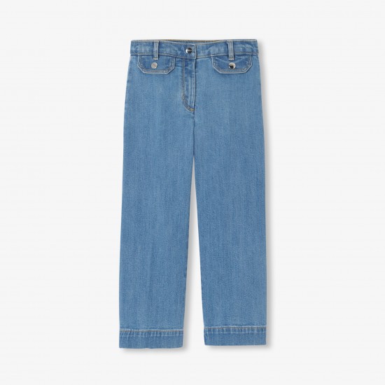 Girl wide-leg jeans