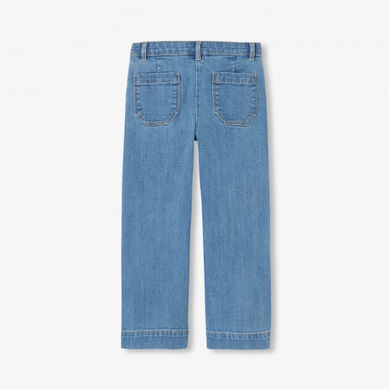 Girl wide-leg jeans