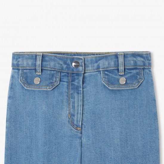 Girl wide-leg jeans