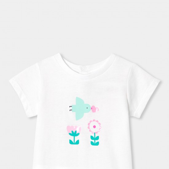 Baby girl short-sleeved  T-shirt