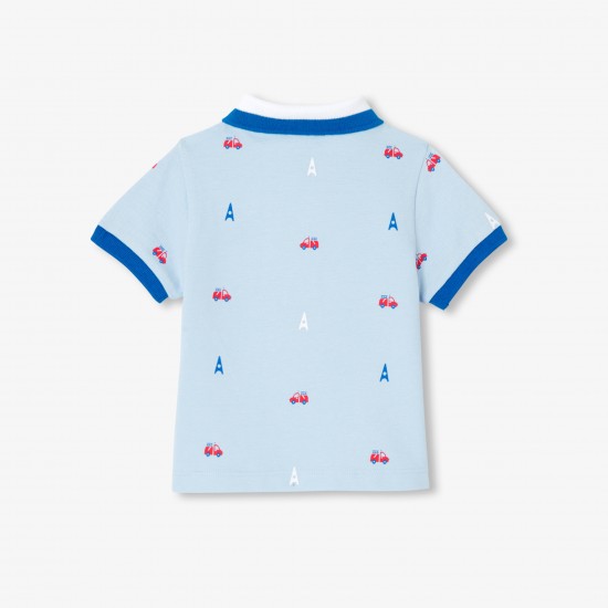 Baby boy dog polo shirt