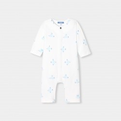 Baby jumpsuit in interlock