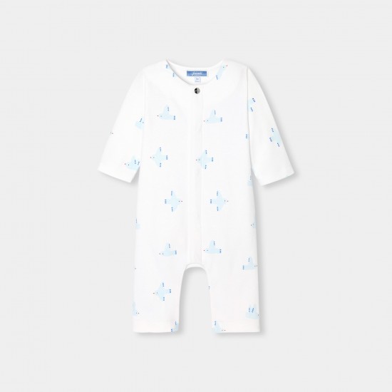Baby jumpsuit in interlock