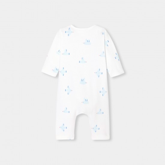 Baby jumpsuit in interlock