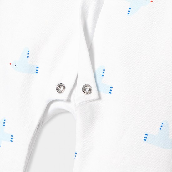 Baby jumpsuit in interlock
