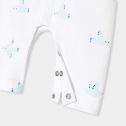 Baby jumpsuit in interlock