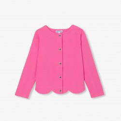 Girl fleece cardigan