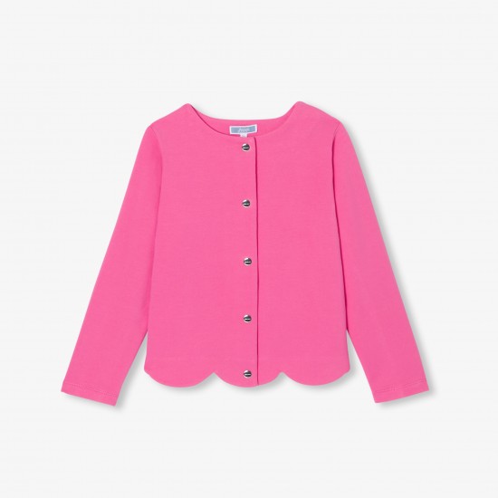 Girl fleece cardigan