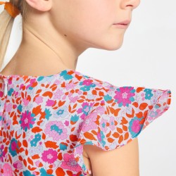 Girl dress in Liberty fabric