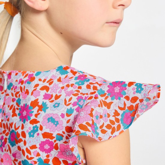 Girl dress in Liberty fabric