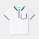Boy's polo shirt in cotton piqué