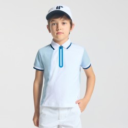 Boy's polo shirt in cotton piqué
